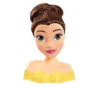 Just Play Disney Princess Belle - Minicabezal de peluquería (14 cm, con Cepillo para el Pelo, a Partir de 3 años)