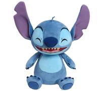 Just Play Disney Stitch Crack Me Up Feature Plush con Sonidos y Movimiento, Animal de Peluche Interactivo de 28 cm, Juguetes para niños a Partir de 3 años