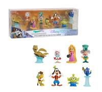 Just Play Disney100 Years of Laughter Celebration Collection - Paquete de figuras de edición limitada de 8 piezas, juguetes para niños a partir de 3 años