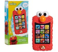 Just Play Phone teléfono Sesame Street Learn with Elmo Pretend Play con Sonidos, Aprendizaje y educación, Juguetes para niños a Partir de 2 años, Color Rojo, 16.51