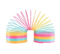 Just Play Extreme Rainbow Slinky Large Plastic Fidget Toy 9-inch Tall 7-inch Wide Retro Spring Toy Kids Toys for Ages 5 Up