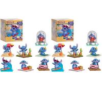 Just Play Figuras coleccionables de 7,6 cm de Disney Stitch Live-Action Movie Time, Caja Sorpresa, Juguetes coleccionables, decoración del hogar, Juguetes para niños a Partir de 3 años (Paquete de 2)
