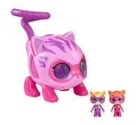 Just Play Helicóptero de 14 cm de Disney Junior SuperKitties Su-Purr Wild Kitty con Luces y Sonidos; 3 Piezas, Figuras articulables, Juguetes para niños a Partir de 3 años