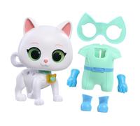 Just Play Juego de 20 cm SuperKitties Cat-Tastic Transforming Bitsy de Disney Junior, 9 Piezas, Juego de simulación, Juguetes para niños a Partir de 3 años