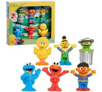 Just Play Juego de 6 Figuras de Amigos vecinos de Barrio Sésamo, estatuillas coleccionables de 7,6 cm, Juguetes para niños a Partir de 2 años