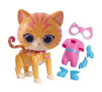Just Play Juego de Ginny Disney Junior SuperKitties Cat-Tastic Transforming Ginny, de 20 cm, 9 Piezas, Juego de simulación, Juguetes para niños a Partir de 3 años