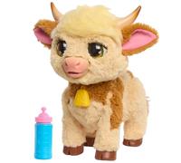 Just Play Juguete Interactivo furReal Maggie la Vaca Que Come y te Sigue, de 27,9 cm, más de 50 Sonidos y reacciones, Animal de Peluche, Juguete para niños a Partir de 4 años