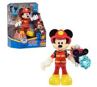Just Play Disney Junior Fire Rescue Mickey Mouse Articulated 6-Inch Figure and Accessories, Kids Toys for Ages 3 Up by