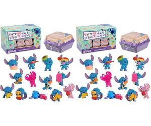 Just Play Minifiguras para coleccionar Disney Stitch Collectible Mini Figures, en Caja Sorpresa, de 5 cm de Alto, los diseños Pueden Variar; Juguetes para niños a Partir de 3 años (Paquete de 2)