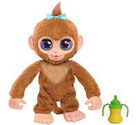 Just Play Mono de Peluche Interactivo Peanut The Playful Monkey de furReal, de 20 cm, con Sonidos, Juguetes para niños a Partir de 4 años