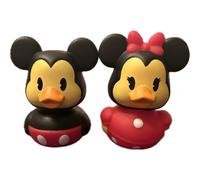 Just Play patos de goma Minnie y Mickey Mouse juguetes de bao de 2,5 pulgadas para nios