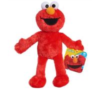 Just Play Peluche de Elmo de Amigos de Barrio Sésamo, sostenible, de 20 cm, de Color Rojo, Afelpado, Juguetes para niños a Partir de 18 Meses