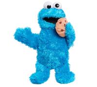 Just Play Peluche Sesame Street Nom Nom Cookie Monster, de 34,3 cm, con Sonidos y Movimiento, de Color Azul, Peluche Interactivo, Juguetes para niños a Partir de 18 Meses