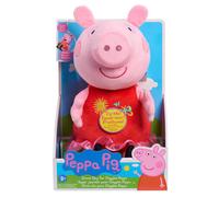 Just Play Peppa Pig Great Day for Giggles Peppa Peluche de 9 pulgadas con m sica y sonido Giggles and Snorts Juguetes para ni os a partir de 3 a