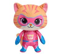 Just Play Pequeña gatita de Peluche SuperKitties de Disney Junior de 17,8 cm, Ginny, gatita, Tejido Suave, Juguetes para niños a Partir de 2 años