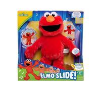 Just Play Sesame Street Elmo Slide - Peluche de 14 pulgadas, con licencia oficial para niños a partir de 2 años