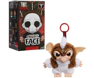 Just Play Tiny Nightmares Fright Face Peluche de Vinilo Coleccionable Sorpresa, Peluche de Terror con Clip y Cara de Vinilo, Juguete Misterioso, Partir de 17 años