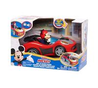 Just Play Vehículos Mickey Mouse Rev 'n Go con Luces y Sonidos, Coche de Mickey, Frases de Mickey Mouse, Juguetes para niños a Partir de 3 años