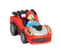 Just Play Vehículos Mickey Mouse Rev 'n Go con Luces y Sonidos, Coche de Mickey, Frases de Mickey Mouse, Juguetes para niños a Partir de 3 años