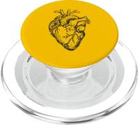 Just Real Corazón Humano Divertida Anatomía Cardiaca Anatómica PopSockets PopGrip para MagSafe