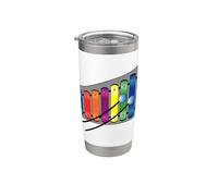 Just Really Like Xilóphones - Stay Musical - Xilófono Vaso térmico de acero inoxidable de doble pared