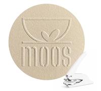 JUST REFINE® Ex Libris - Sello de repujado personalizado, alicates de repujado para papel, ideal como regalo o para ocasiones especiales, varios diseños (blanco, con su propio motivo)