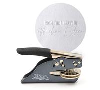 JUST REFINE® Sello gofrado Exlibris personalizado - Pinza gofradora de libros para papel - Ideal como regalo o para ocasiones especiales - Varios motivos (Classic)