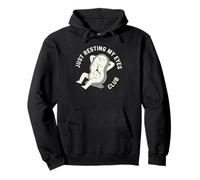Just Resting My Eyes Club Anti Hustle Lifestyle Humor Sudadera con Capucha