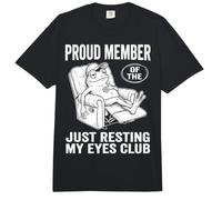 Just Resting My Eyes Funny Frog Nap Lover Lazy Sleeper Comfort Colors Adult Heavyweight T-Shirt