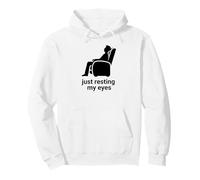 Just Resting My Eyes Recliner Chair Funny Fathers Day Sudadera con Capucha