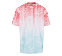Just Rhyse Camiseta 'Wave Bounce' menta / rojo / blanco XL menta / rojo / blanco