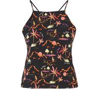 Just Rhyse Top 'Waikiki' amarillo / orquidea / naranja / negro XS EUR