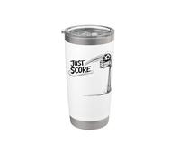 Just Score Korfball Regalo divertido del equipo de Vaso térmico de acero inoxidable de doble pared