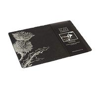Just Slate - Alfombrillas de Punto (X2), Color Negro, 11 cm x 11 cm