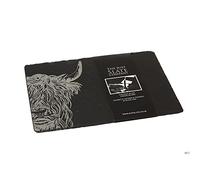 Just Slate JS/CB/R/HC - Tabla de queso de vaca Highland, color negro, 35 x 25 cm