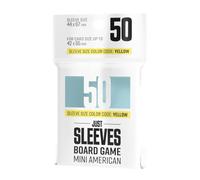 Just Sleeves Mini American (50),Accesorio de Juego, Fundas para Cartas Fáciles de barajar, sin ácidos, sin PVC