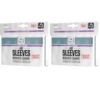 Just Sleeves Standard European Value Pack (150),Accesorio de Juego, Fundas para Cartas Fáciles de barajar, sin ácidos, sin PVC (Paquete de 2)