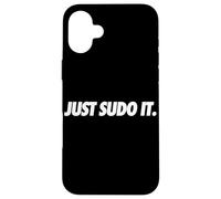 Just Sudo It: Coding Humor & Nerd Pride Ropa Estilo Sudo Carcasa para iPhone 16 Plus