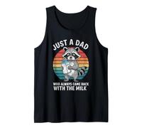 Just The Dad Who Always Came Back With The Milk Distressed Camiseta sin Mangas