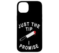 Just The Tip I Promise Funny Halloween Dichos Carcasa para iPhone 14 Plus