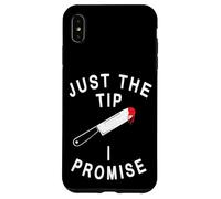 Just The Tip I Promise Funny Halloween Dichos Carcasa para iPhone XS MAX