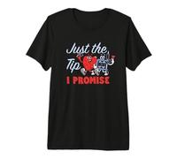 Just The Tip I Promise Tattoo Lovers Care Camiseta Premium
