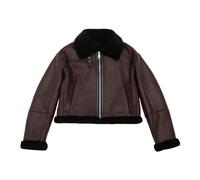 Just Things we Like- Chaqueta Haru de Piel de Cordero con Borreguito- Jackets- Mujer- Rojo- M- Chaqueta Haru de Piel de Cordero con Borreguito