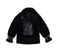 Just Things we Like- Kiyo Shearling Jacket- Jackets- Mujer- Negro- S- Kiyo Shearling Jacket