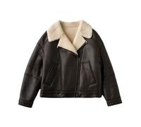 Just Things we Like- Miki Chaqueta de Borrego de Piel de Cordero- Jackets- Mujer- Marrón- S- Miki Chaqueta de Borrego de Piel de Cordero