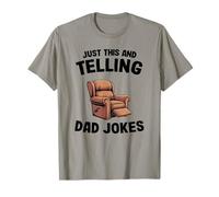 Just This and Telling Dad Jokes Sillón Hombre Humor Grandpa Camiseta
