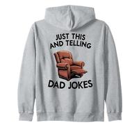 Just This and Telling Dad Jokes Sillón Hombres Divertidos Sudadera con Capucha