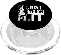 Just Throw It Funny Play Fetch Border Collie PopSockets PopGrip para MagSafe