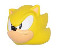 Just Toys Sonic The Hedgehog Mega SquishMe - Super Sonic | Espuma blanda y de altura lenta con licencia oficial - 6 pulgadas - Sonic, Knuckles, Tails, Amy Rose, Super Sonic