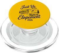 Just Us Sin complicaciones Elopement 2026 Micro Novia de Boda PopSockets PopGrip para MagSafe